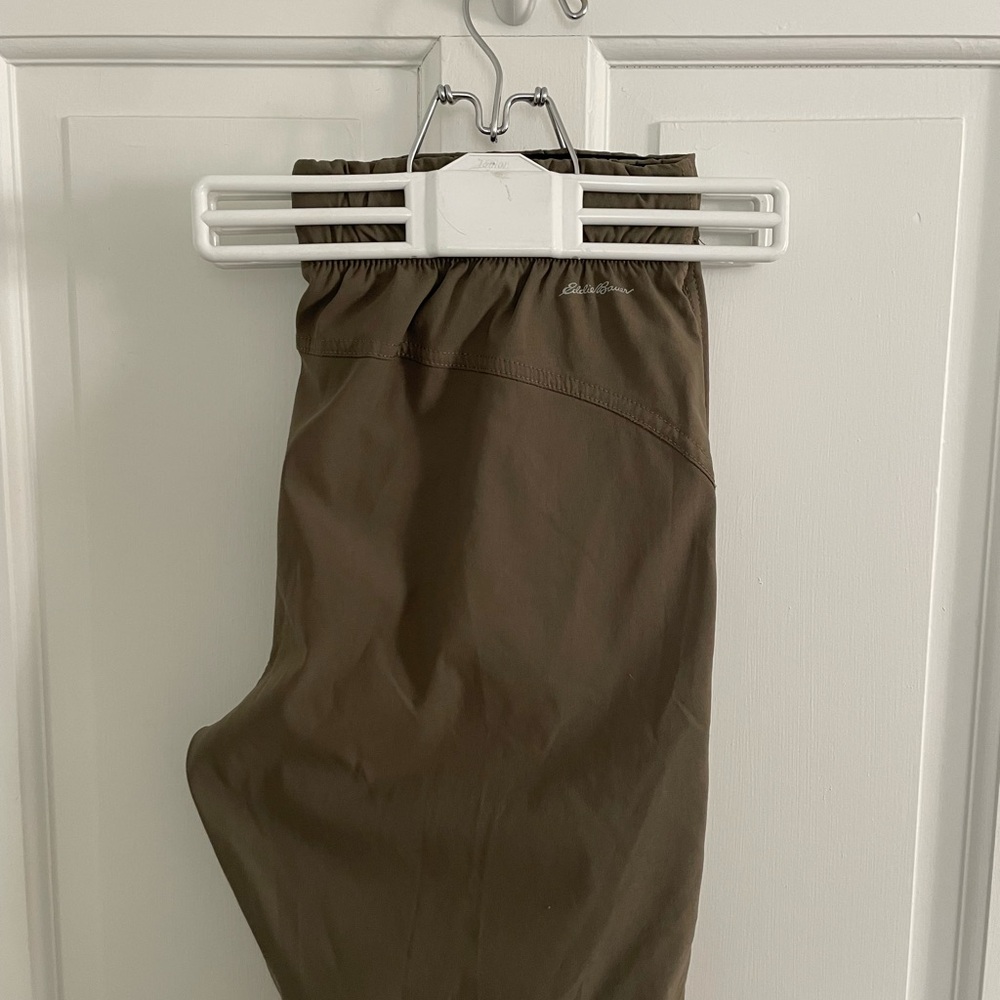 Eddie Bauer Khaki Green Jogger Pants - Picture 3 of 6